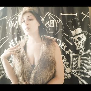 Barbarian Babe Fur Vest